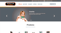 Desktop Screenshot of infoactive-cracha.com.br